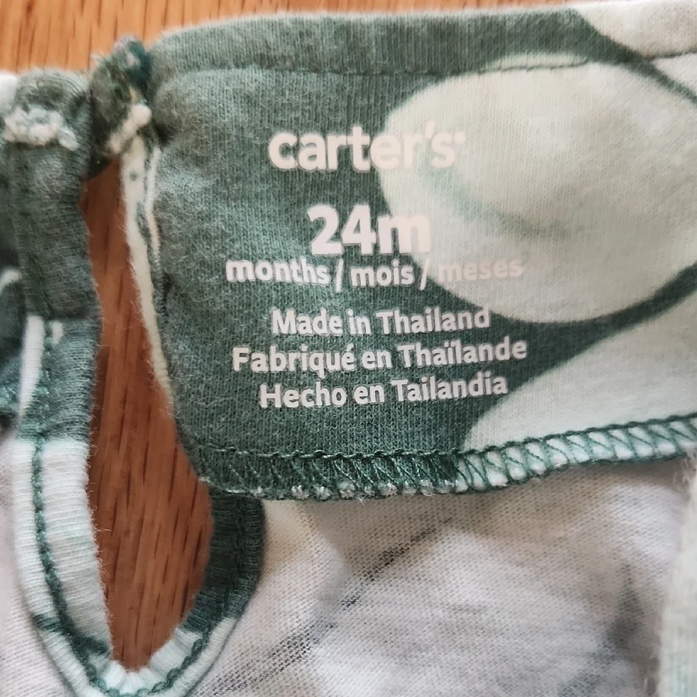 Carter's Baby Romper And Dress Green 24 Months